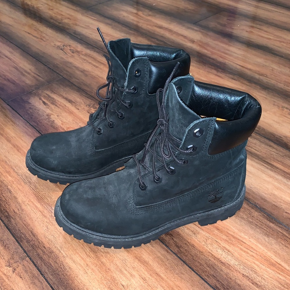 Women’s black Timberland Boots